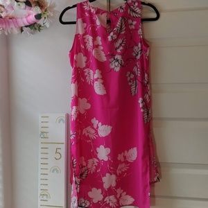 Vince Camuto Pink Floral Print Dress